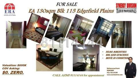 Blk 115 Edgefield Plains (Punggol), HDB Executive #290702